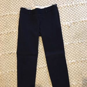 J Crew Minnie slim crop stretch pants, size 2 navy
